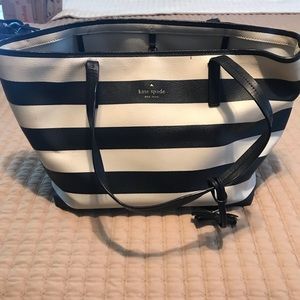 Kate Spade striped tote